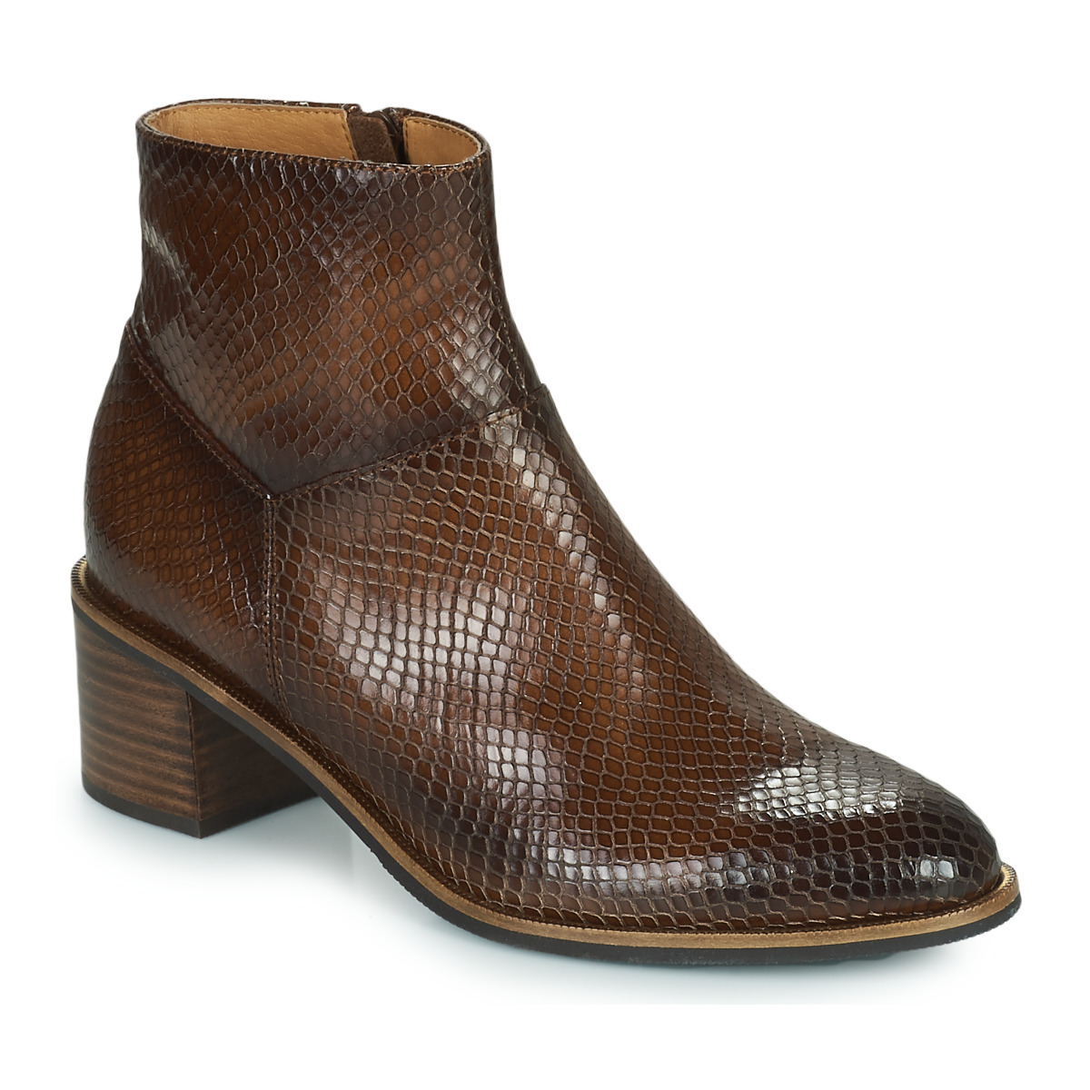 Spartoo - Lady Brown Ankle Boots from Mam'Zelle GOOFASH