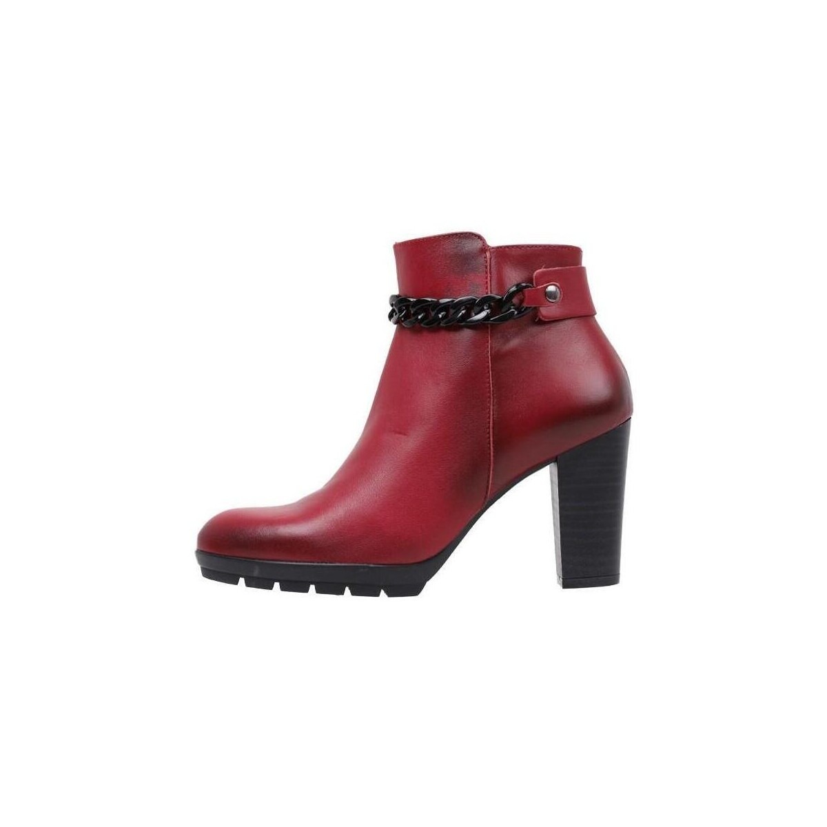 Spartoo - Lady Red Ankle Boots by Sandra Fontan GOOFASH