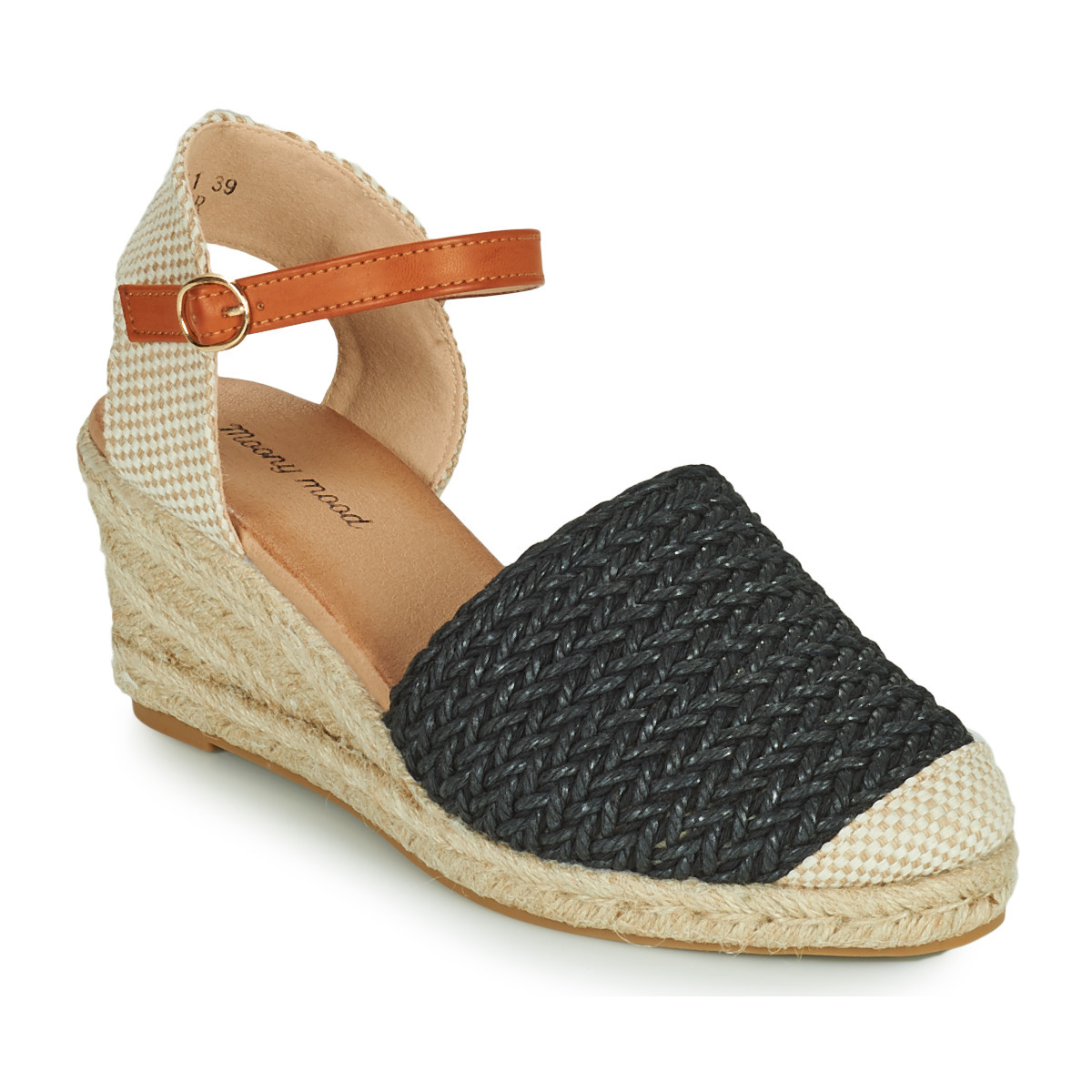 Spartoo - Lady Sandals in Black from Moony Mood GOOFASH