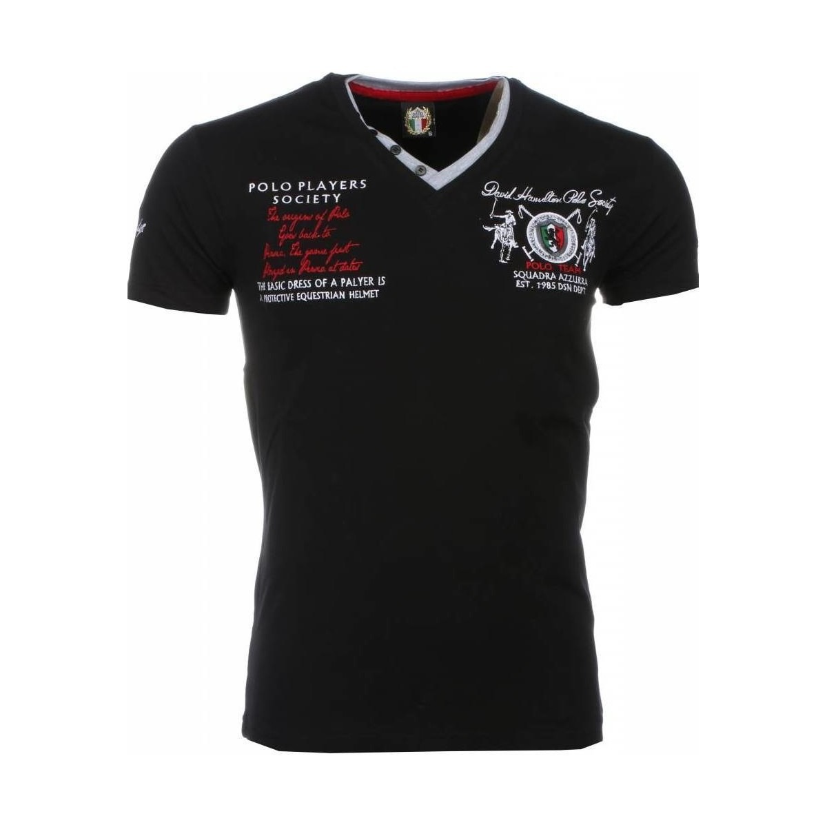 Spartoo - Men's Black T-Shirt GOOFASH