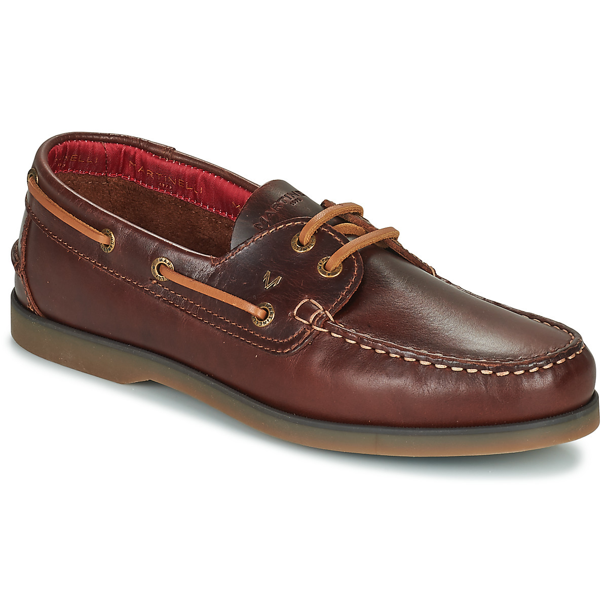 Spartoo - Mens Moccasins Brown by Martinelli GOOFASH