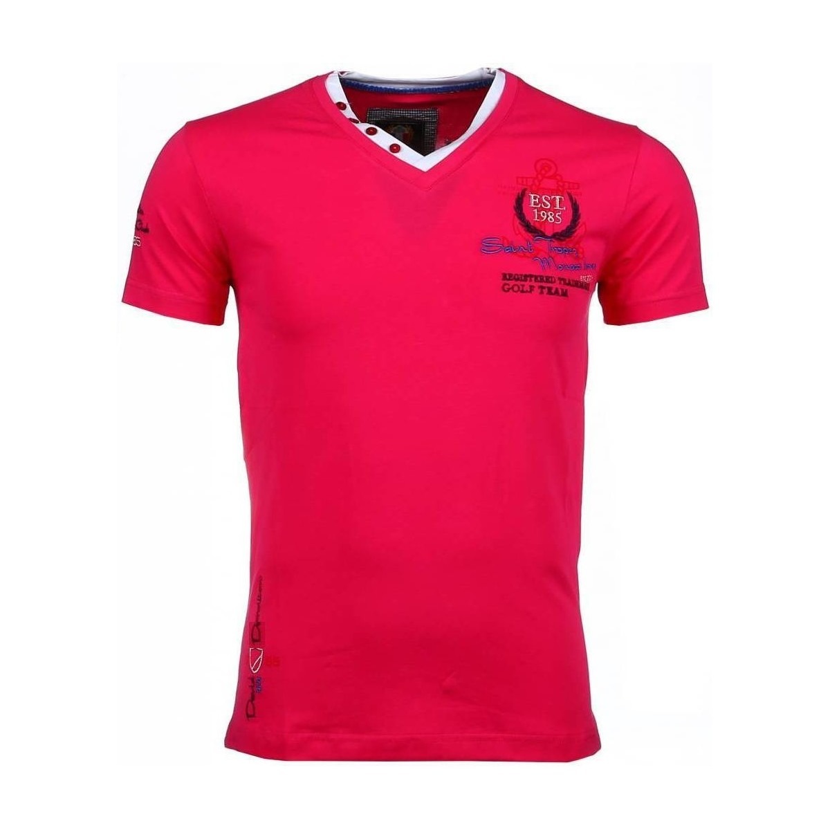Spartoo - Men's T-Shirt Pink GOOFASH