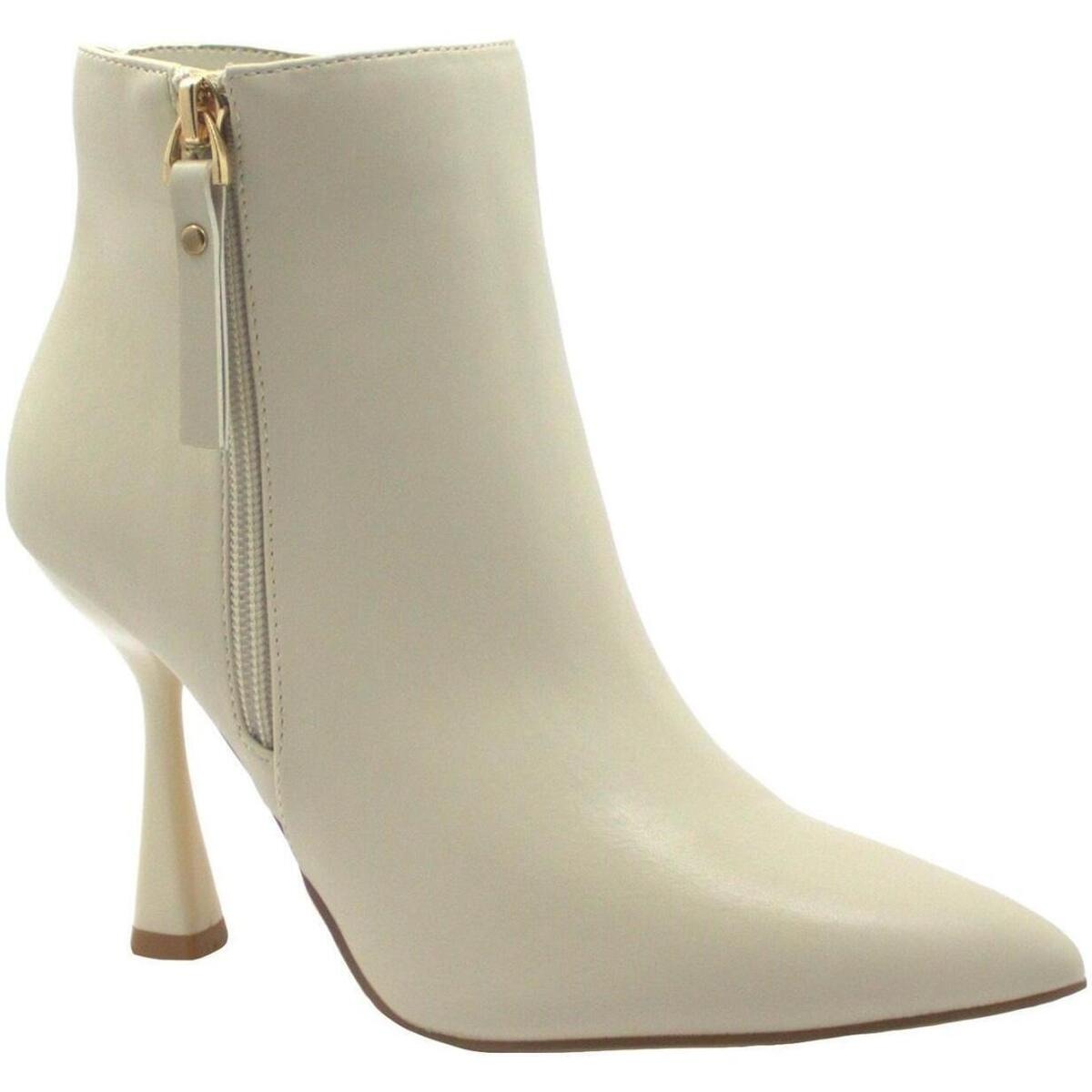 Spartoo - White Women Ankle Boots Keys GOOFASH