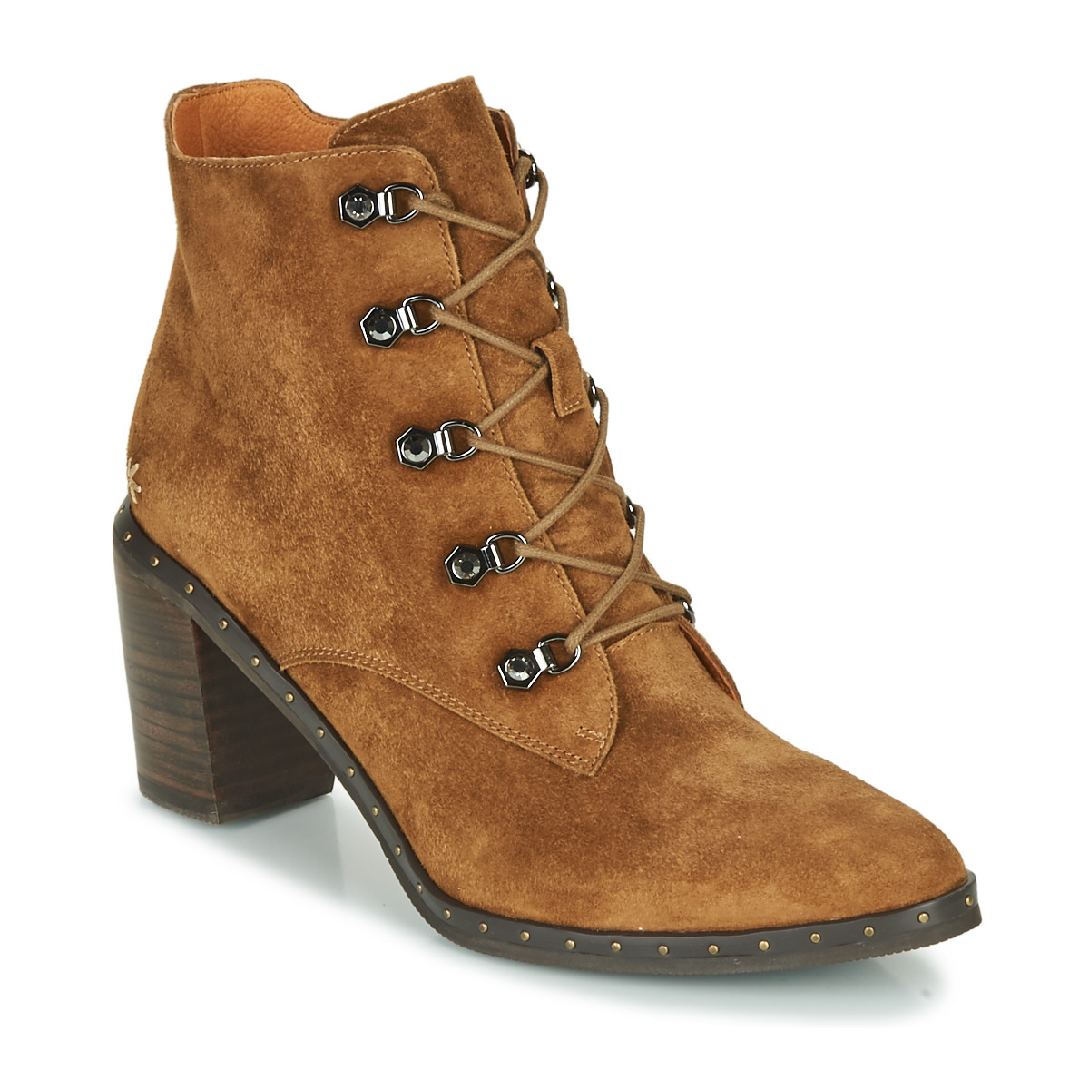Spartoo Woman Ankle Boots Brown by Mam'Zelle GOOFASH