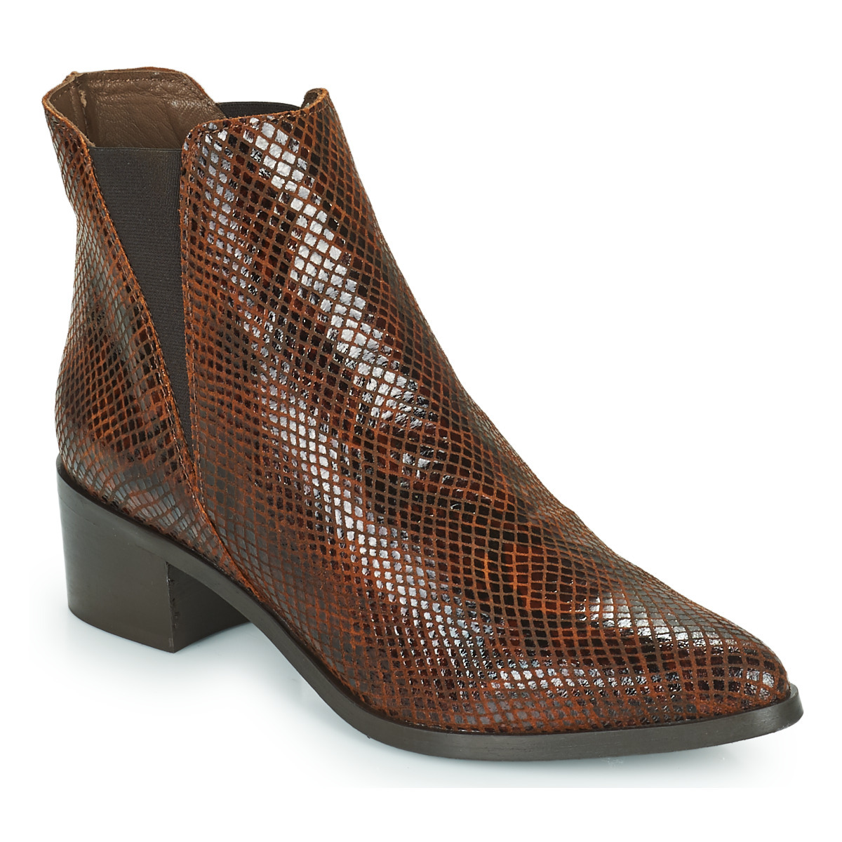 Spartoo Woman Brown Ankle Boots GOOFASH