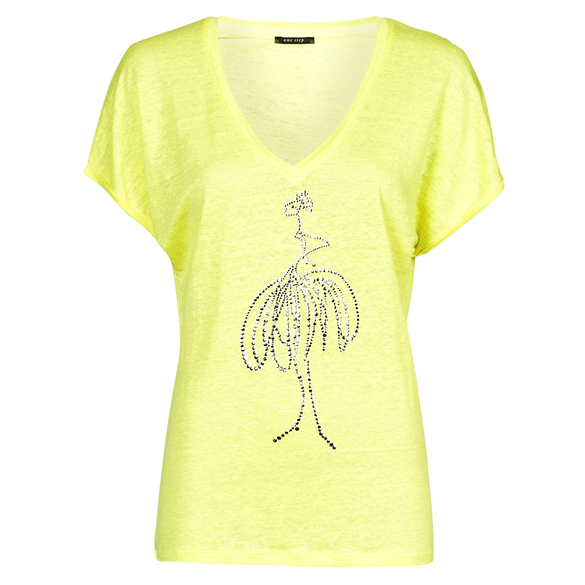 Spartoo Woman Yellow T-Shirt GOOFASH