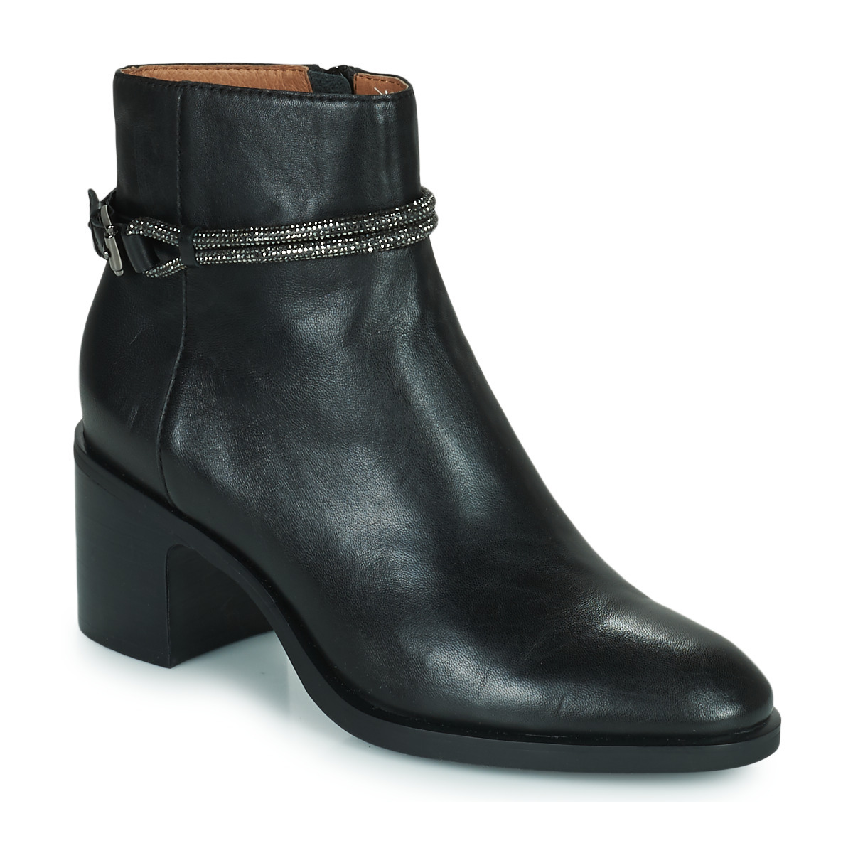 Spartoo - Womens Black Ankle Boots GOOFASH