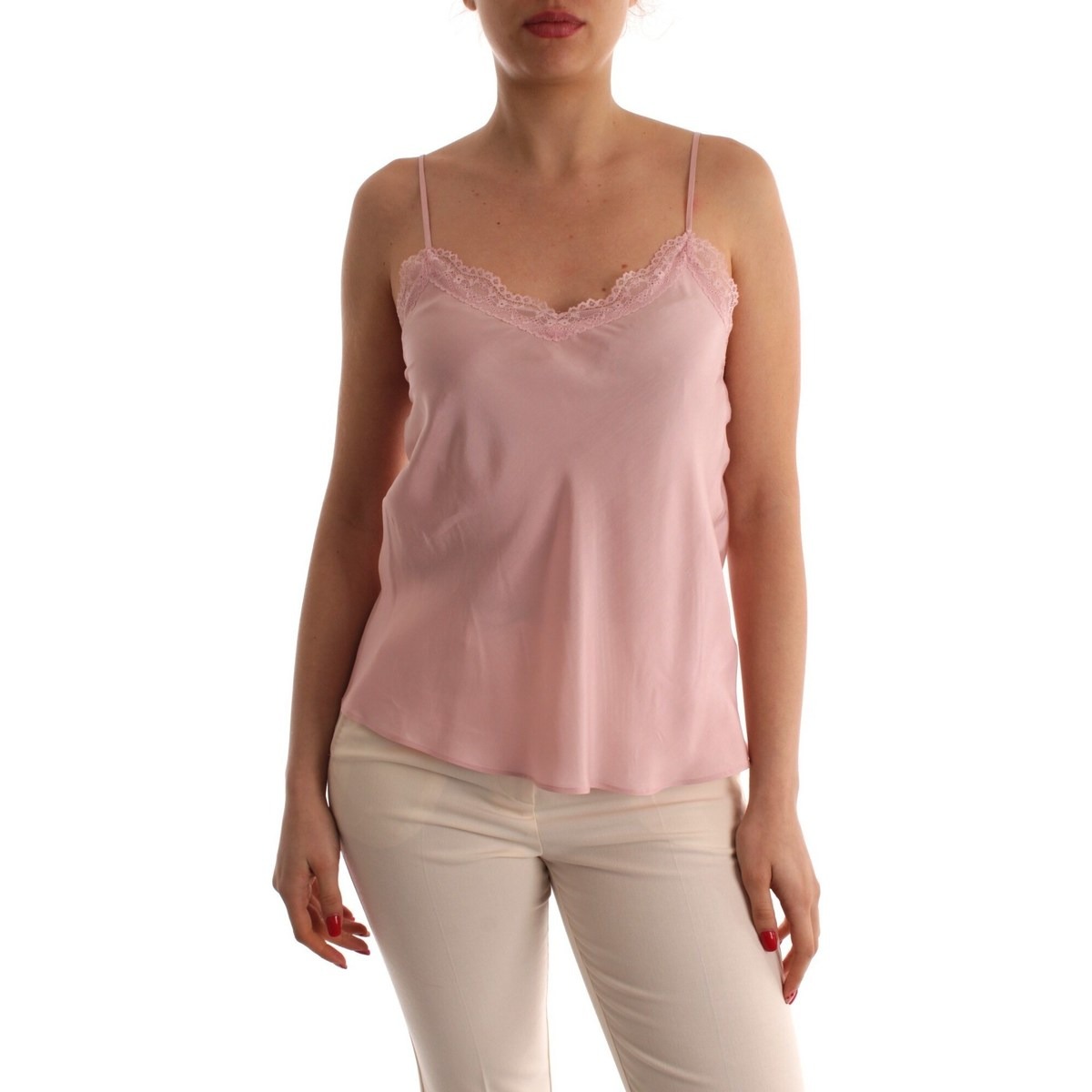 Spartoo - Womens Blouse Pink by Iblues GOOFASH