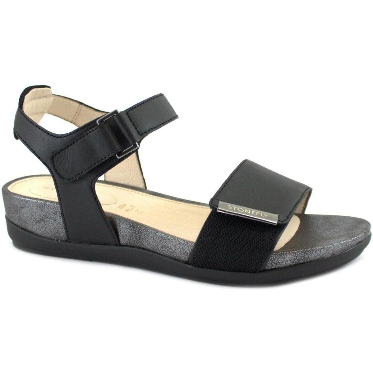 Spartoo - Women's Sandals Black from Stonefly GOOFASH