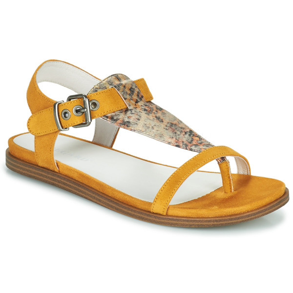 Spartoo Women's Sandals Yellow Regard GOOFASH