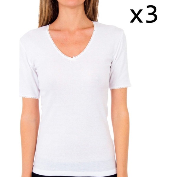 Spartoo Women's T-Shirt in White from Abanderado GOOFASH