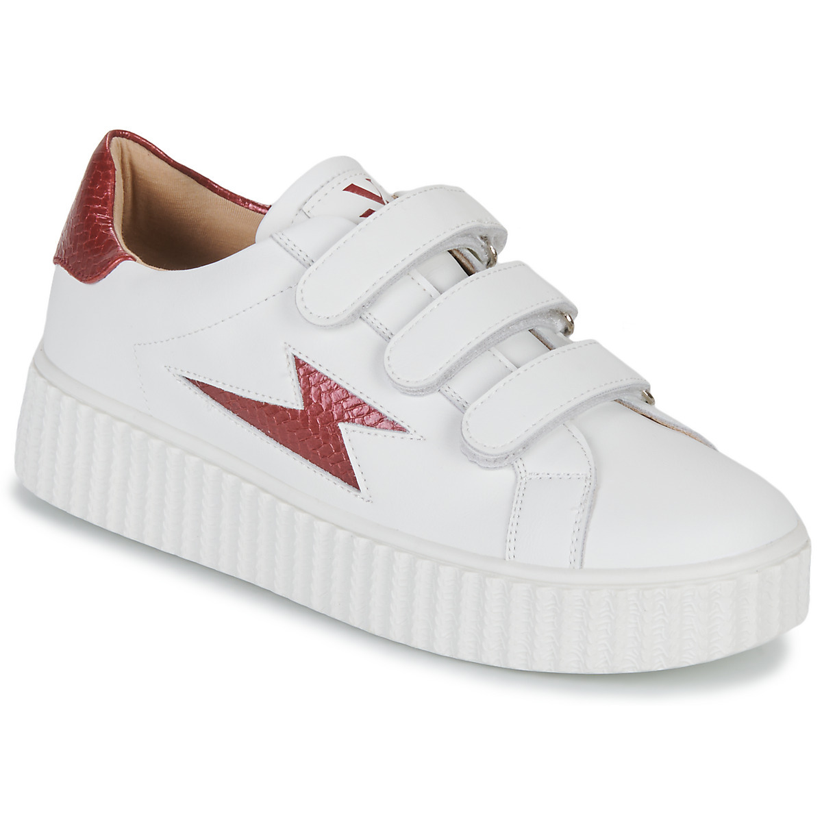 Spartoo - Womens White Sneakers GOOFASH
