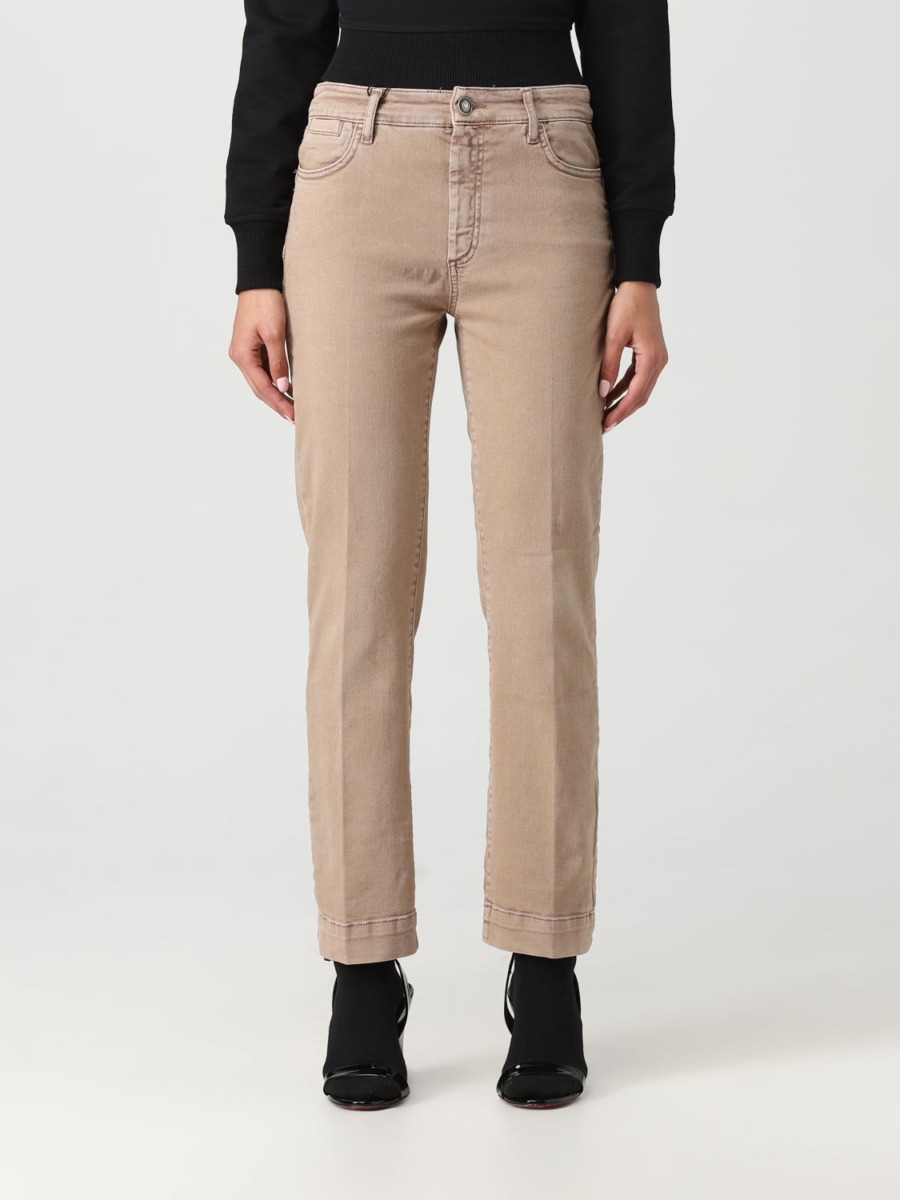 Sportmax Ladies Sand Jeans by Giglio GOOFASH
