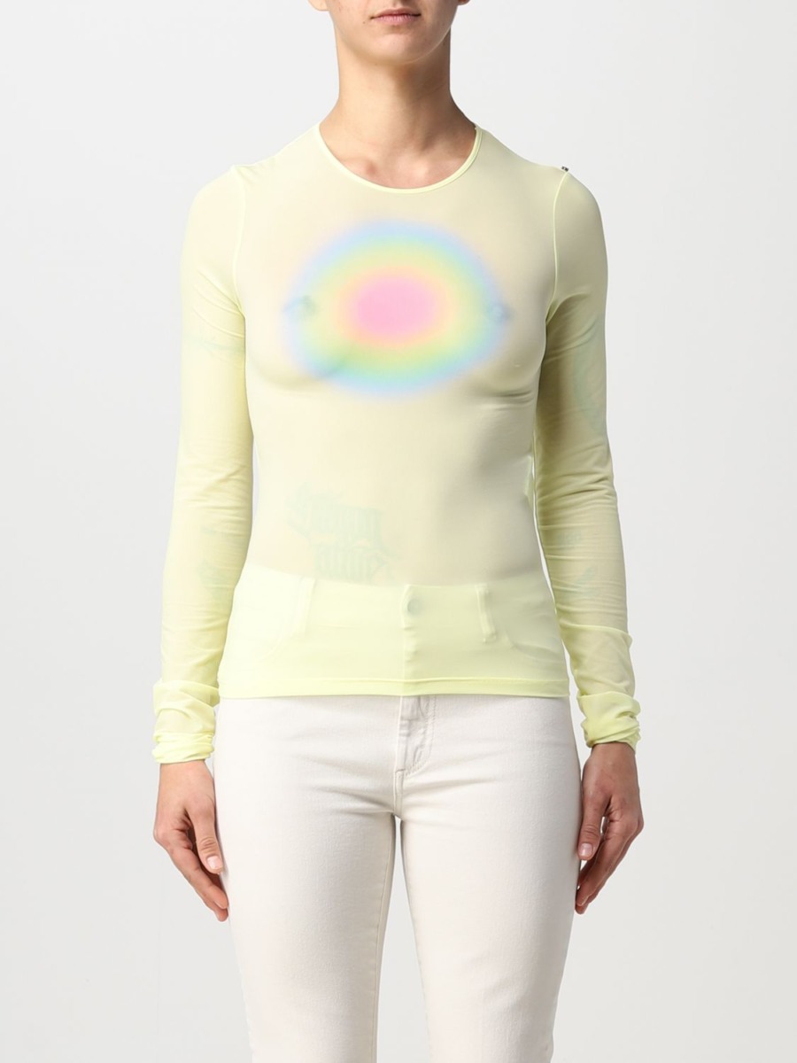 Sportmax Lady T-Shirt in Green by Giglio GOOFASH