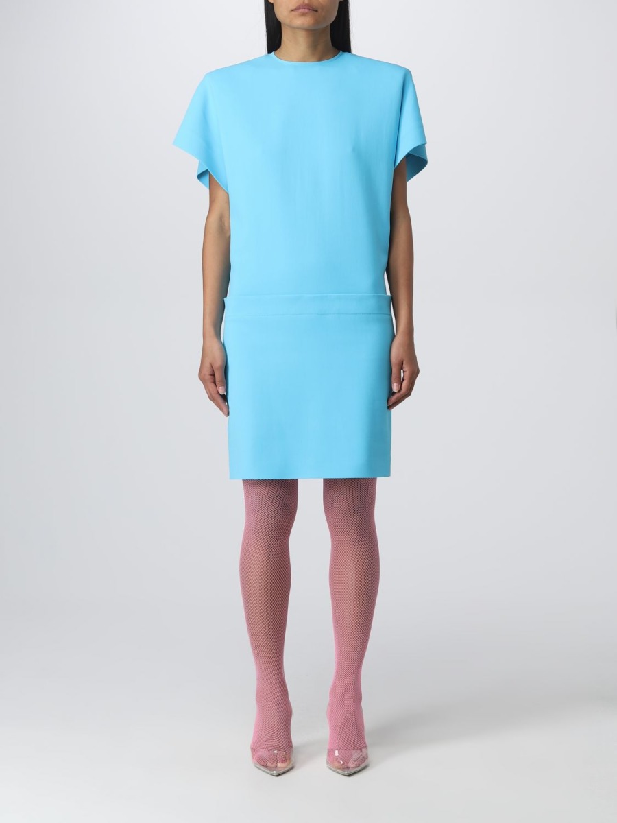 Sportmax - Turquoise Dress Giglio Ladies GOOFASH