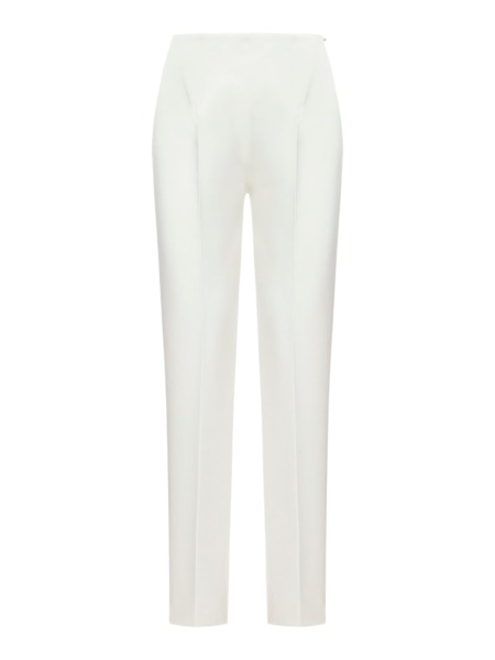 Sportmax - Woman Trousers White Suitnegozi GOOFASH