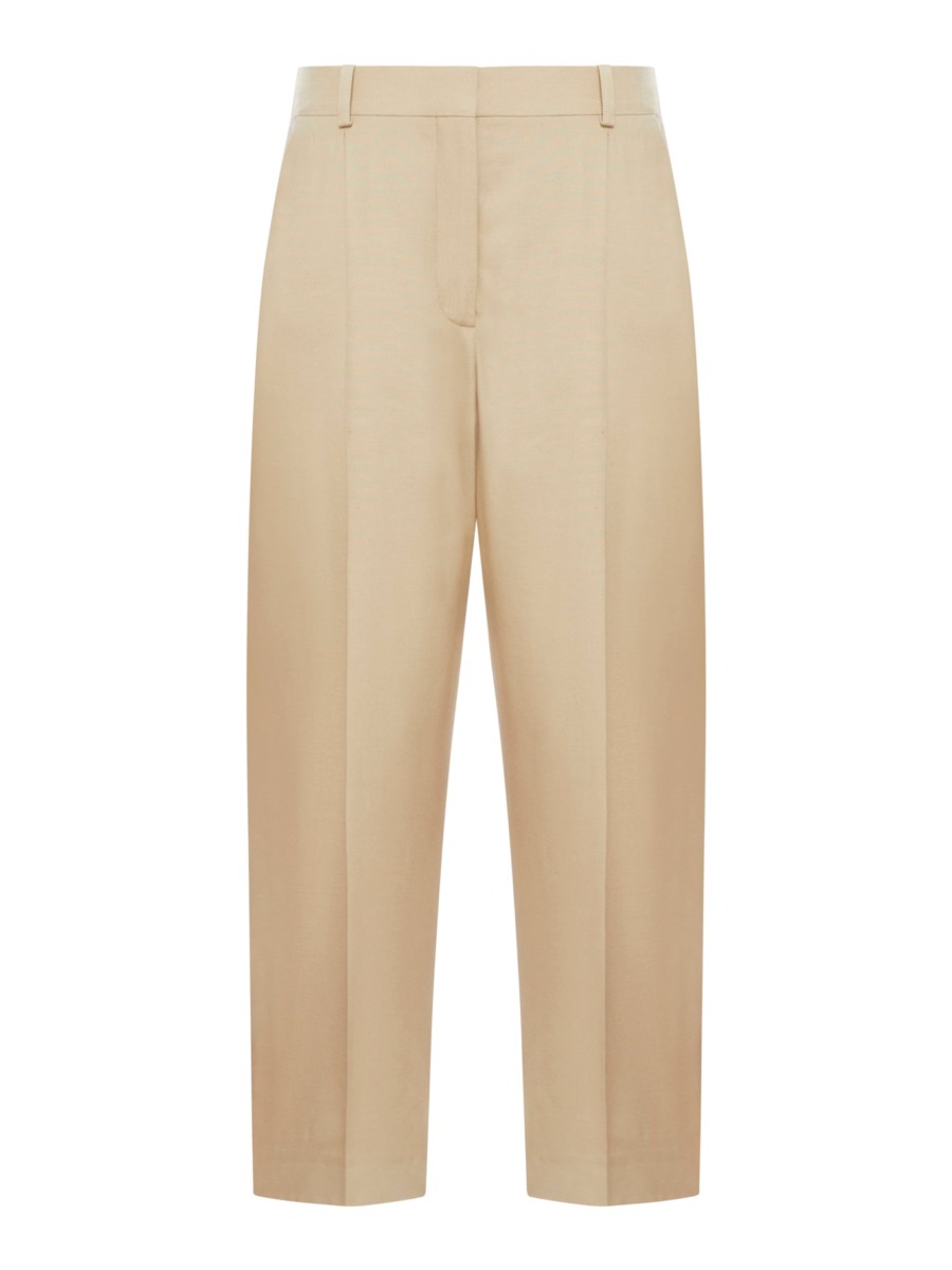 Stella McCartney Woman Tailored Trousers White from Suitnegozi GOOFASH