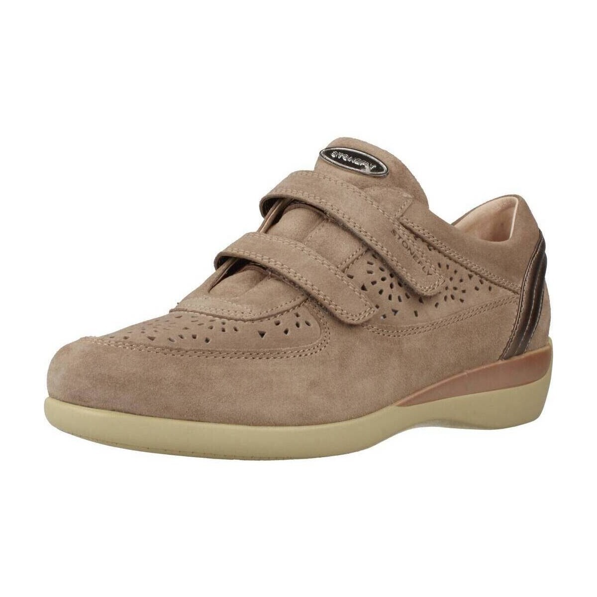 Stonefly - Womens Sneakers Brown at Spartoo GOOFASH