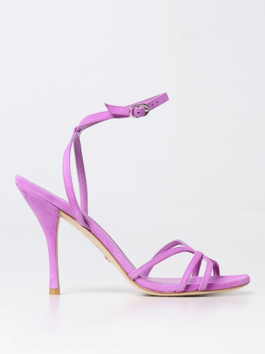 Stuart Weitzman Purple Womens Heeled Sandals - Giglio GOOFASH