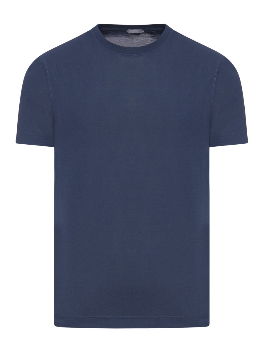 Suitnegozi - Blue T-Shirt - Zanone - Men GOOFASH
