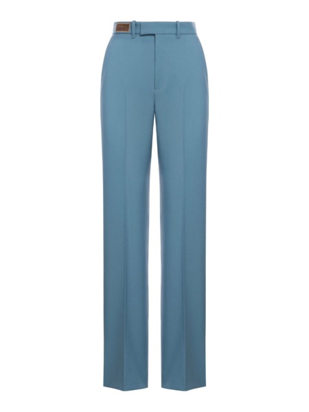 Suitnegozi - Blue Women Trousers Gucci GOOFASH