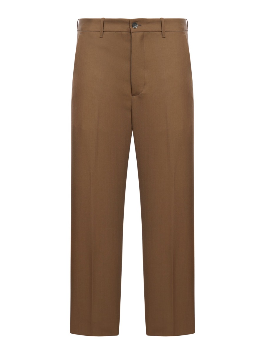 Suitnegozi - Brown - Mens Trousers GOOFASH
