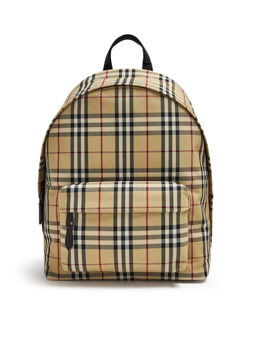 Suitnegozi Checked Man Backpack Burberry GOOFASH