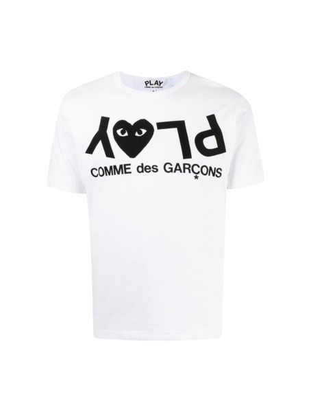 Suitnegozi - Gent T-Shirt in White - Comme Des Garcons GOOFASH
