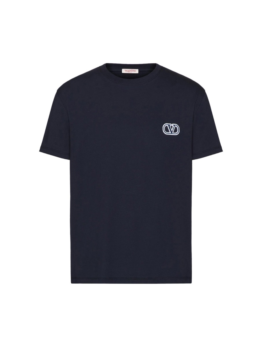 Suitnegozi - Gents T-Shirt in Blue from Valentino GOOFASH
