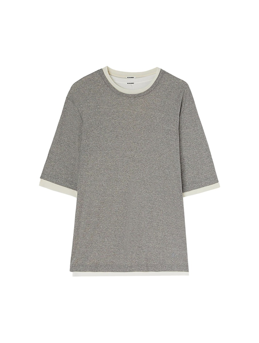 Suitnegozi - Man T-Shirt in Grey from Jil Sander GOOFASH
