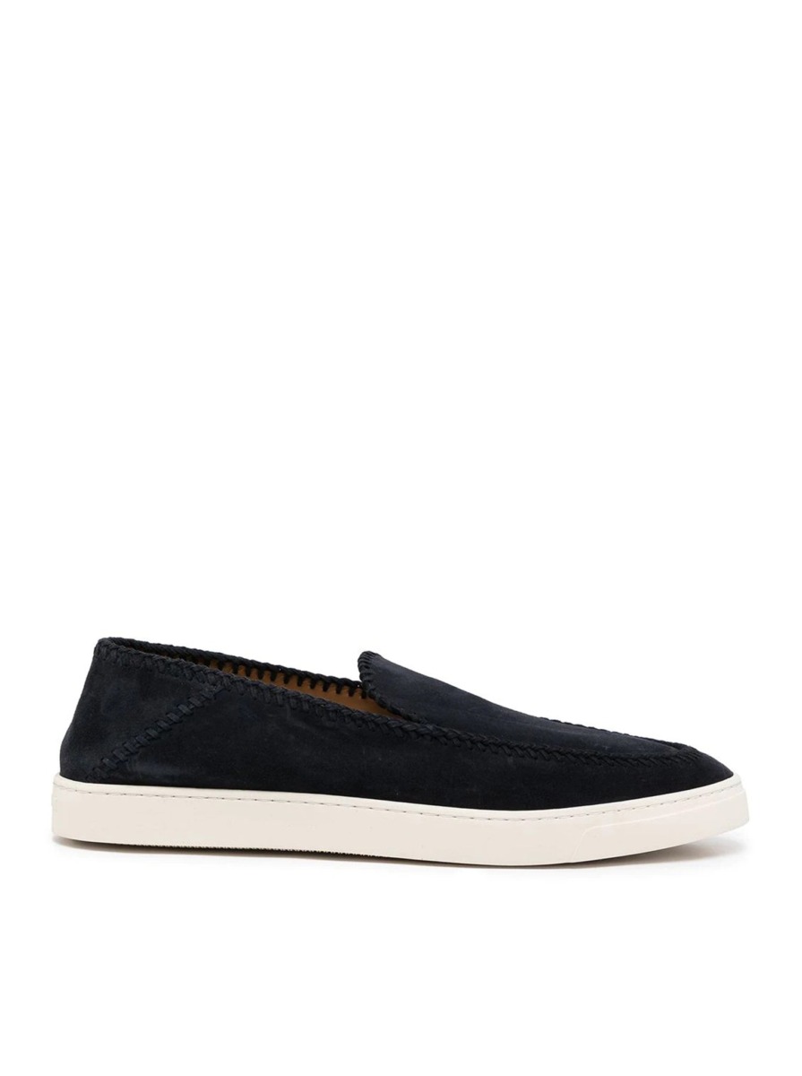 Suitnegozi Men Sneakers in Blue from Armani GOOFASH