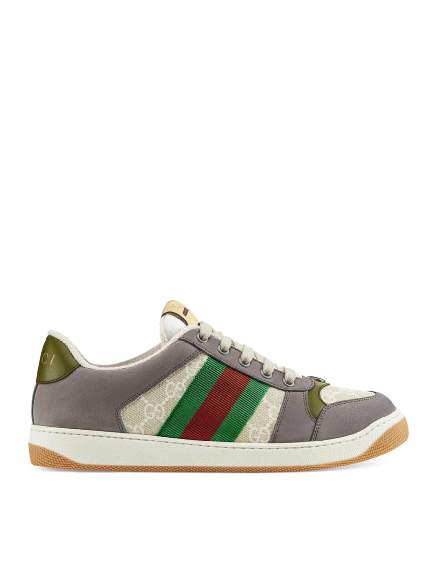 Suitnegozi Men Sneakers in White by Gucci GOOFASH