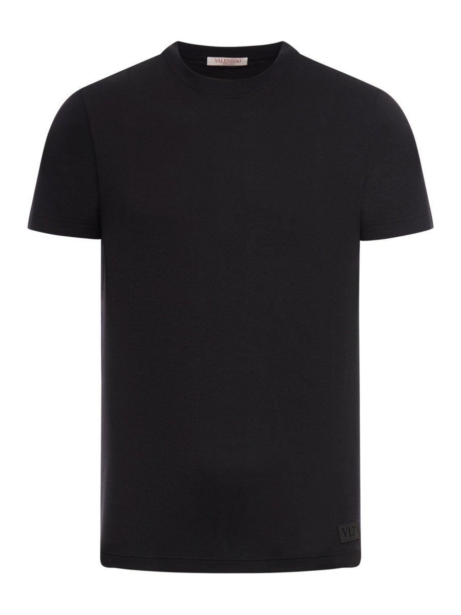 Suitnegozi - Men's T-Shirt in Black by Valentino GOOFASH