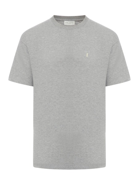 Suitnegozi - Mens T-Shirt in Grey - Saint Laurent GOOFASH