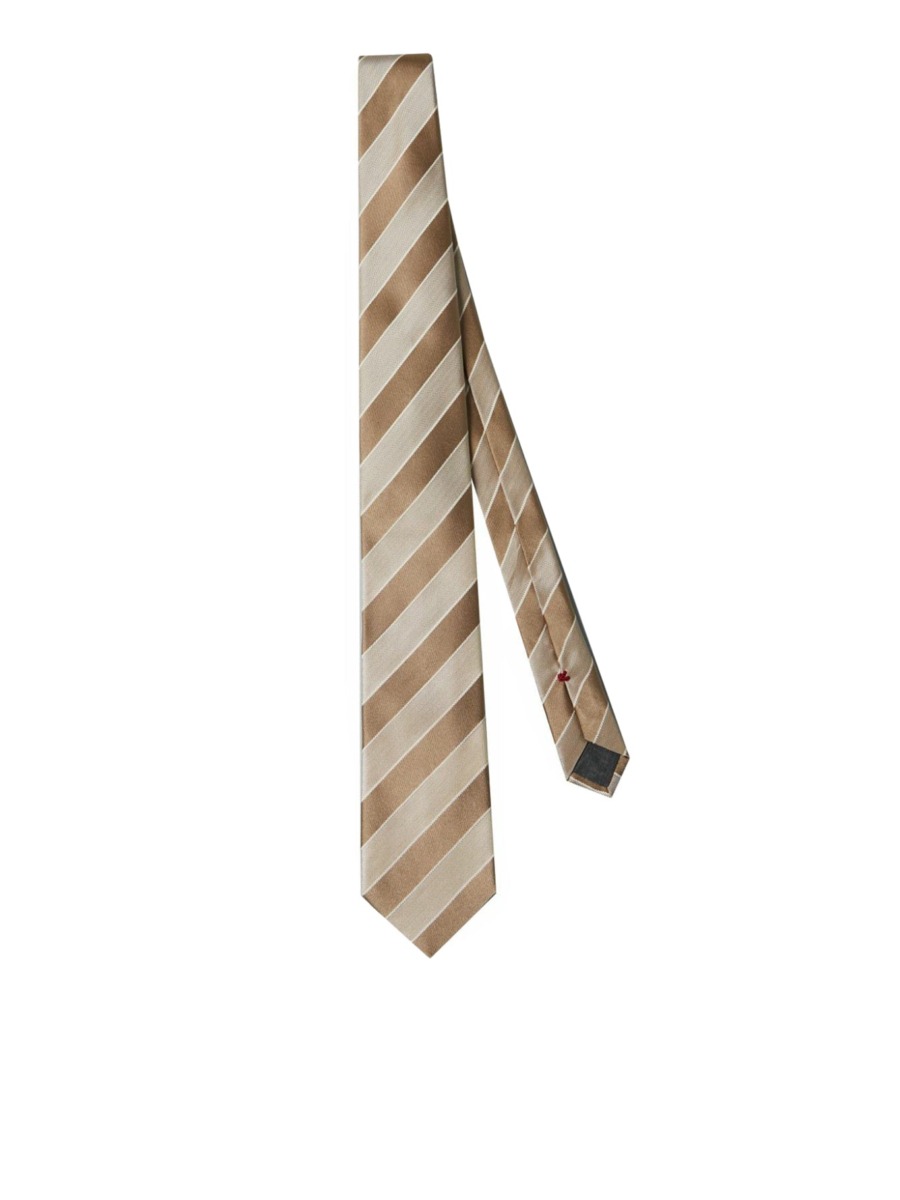 Suitnegozi - Men's Tie Striped by Brunello Cucinelli GOOFASH