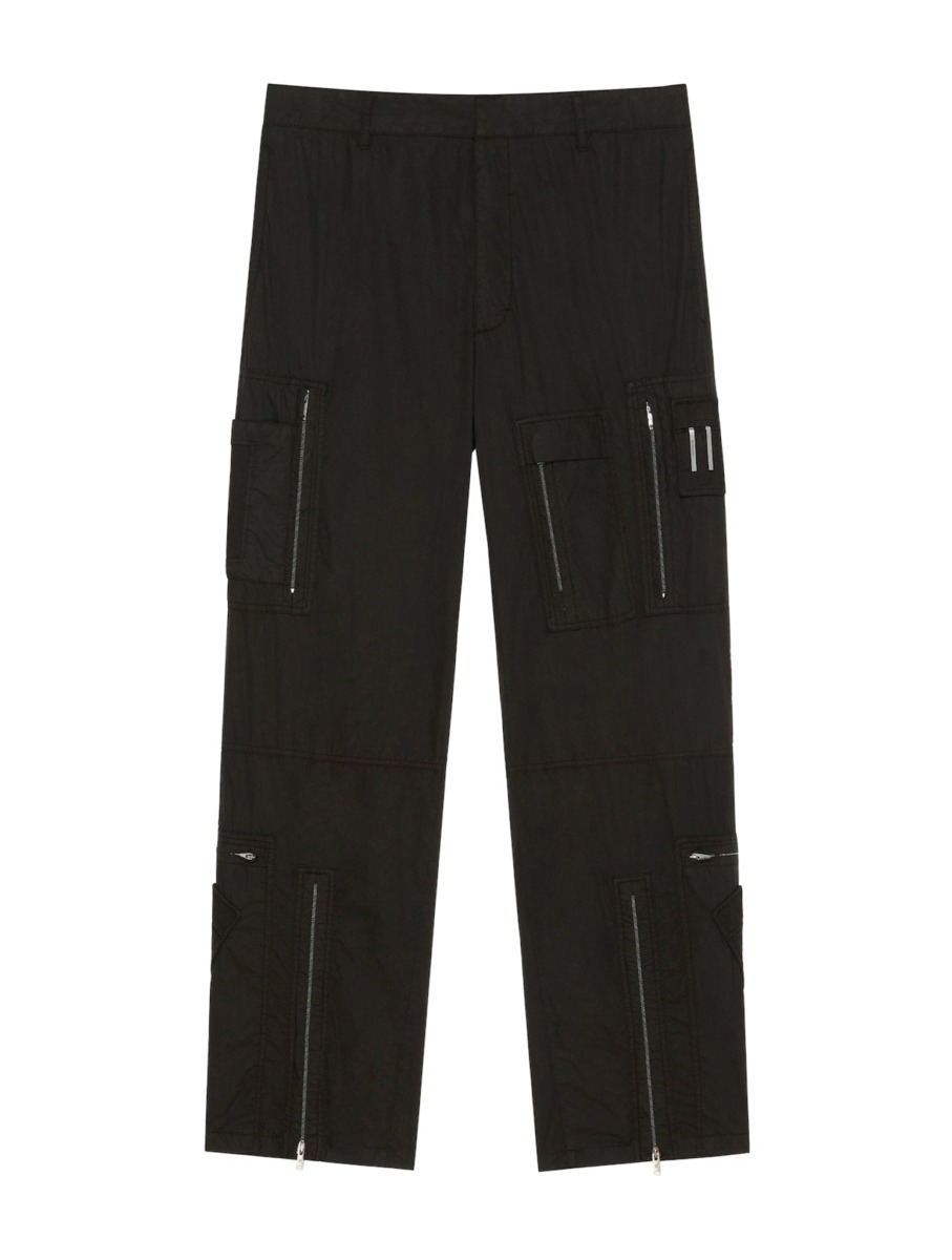 Suitnegozi - Mens Trousers in Black GOOFASH