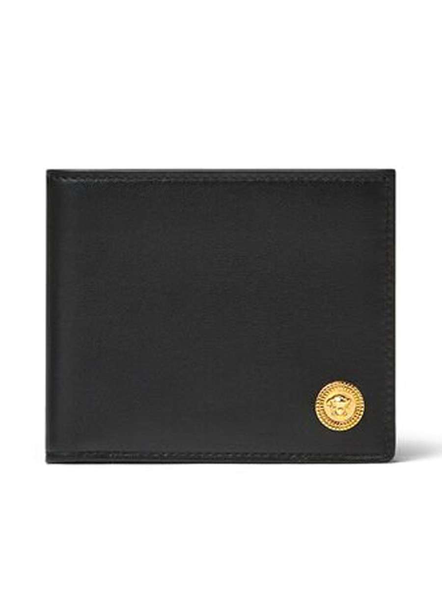 Suitnegozi - Men's Wallet Black - Versace GOOFASH