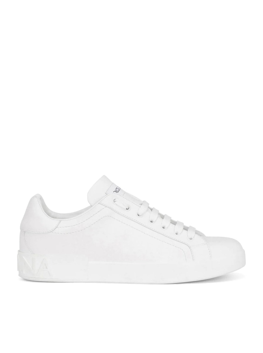 Suitnegozi - Mens White Sneakers by Dolce & Gabbana GOOFASH