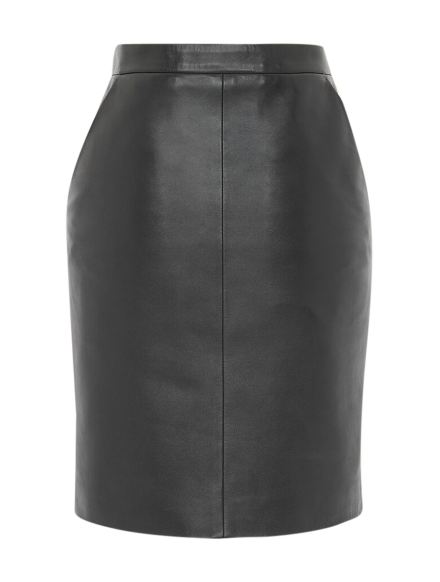 Suitnegozi - Pencil Skirt - Black - Saint Laurent - Woman GOOFASH