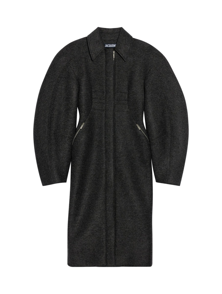 Suitnegozi - Women Coat Grey GOOFASH