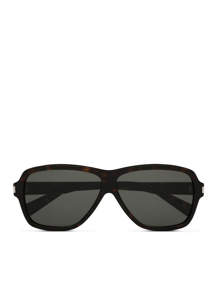 Sunglasses Brown Saint Laurent Gents - Suitnegozi GOOFASH