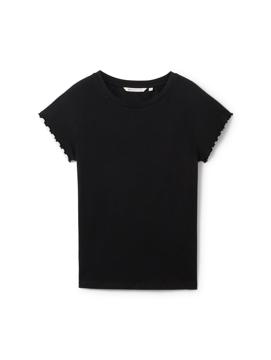 T-Shirt Black - Tom Tailor GOOFASH