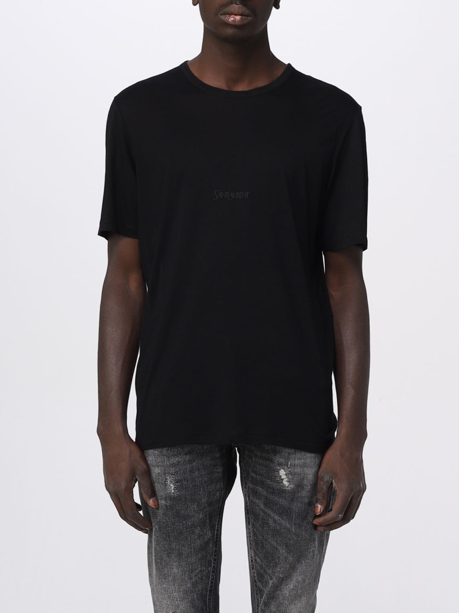 T-Shirt Black for Man by Giglio GOOFASH