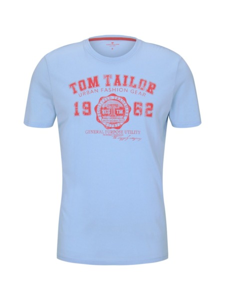 T-Shirt Blue - Tom Tailor GOOFASH