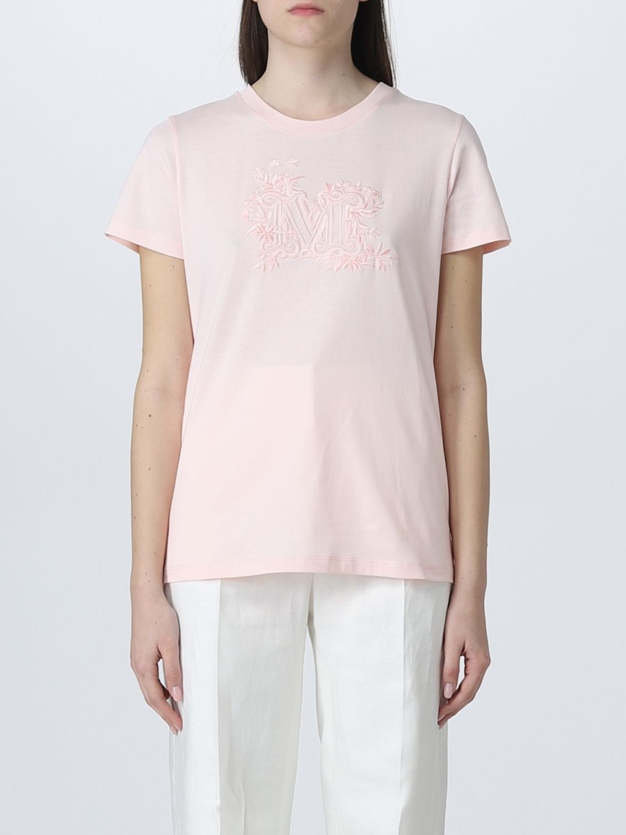 T-Shirt - Pink - Max Mara - Giglio GOOFASH