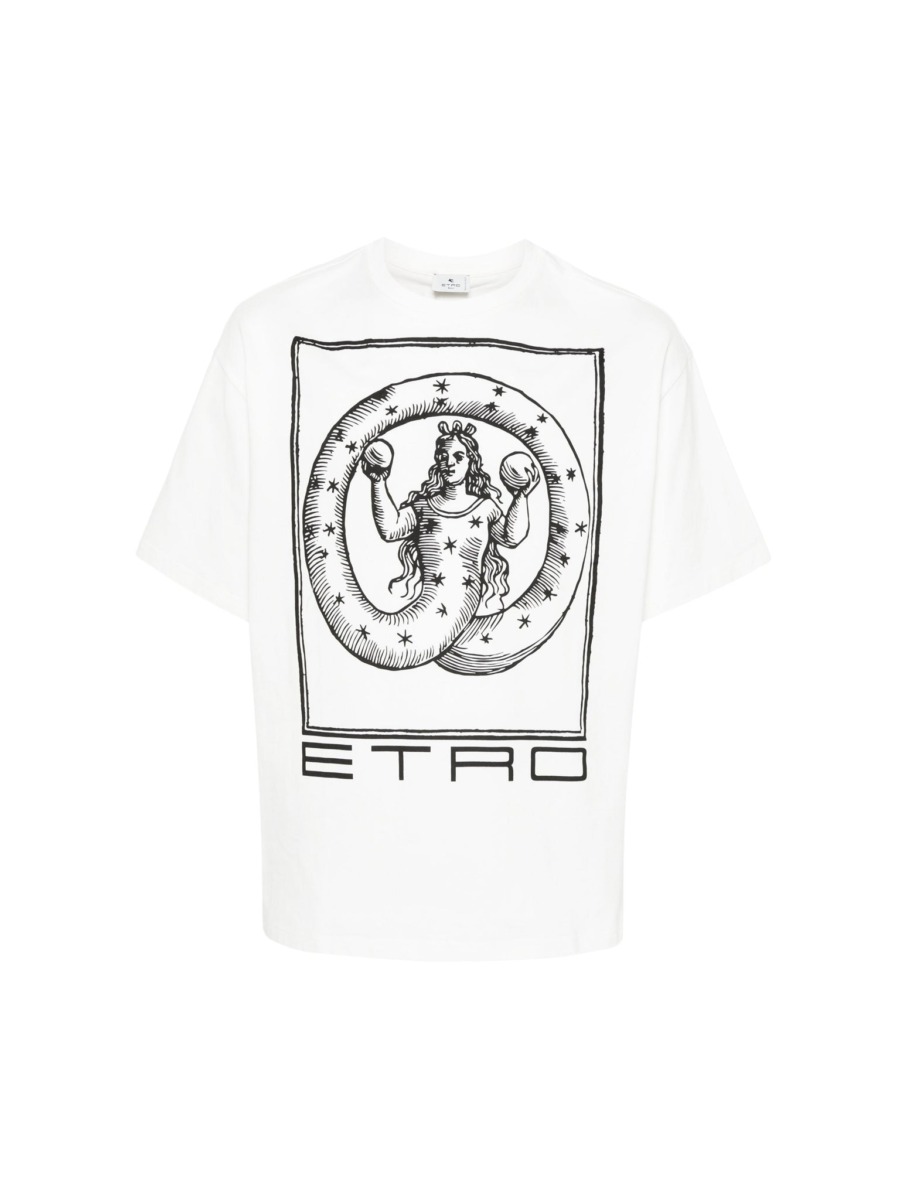 T-Shirt - White - Etro - Men - Suitnegozi GOOFASH