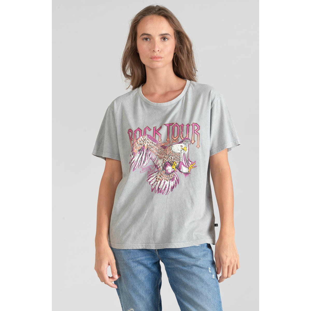 T-Shirt in Grey for Women from Spartoo GOOFASH