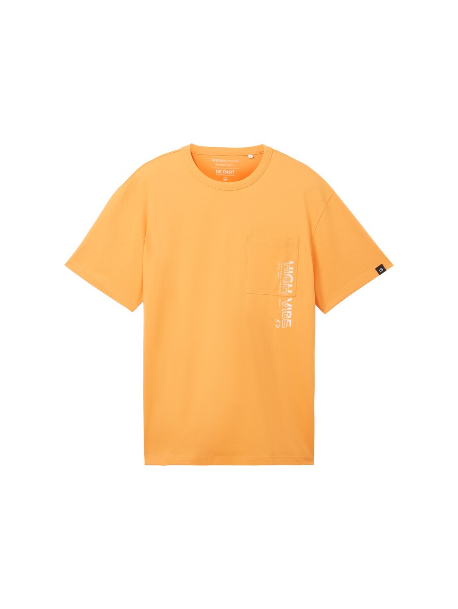 T-Shirt in Orange for Man from Tom Tailor GOOFASH