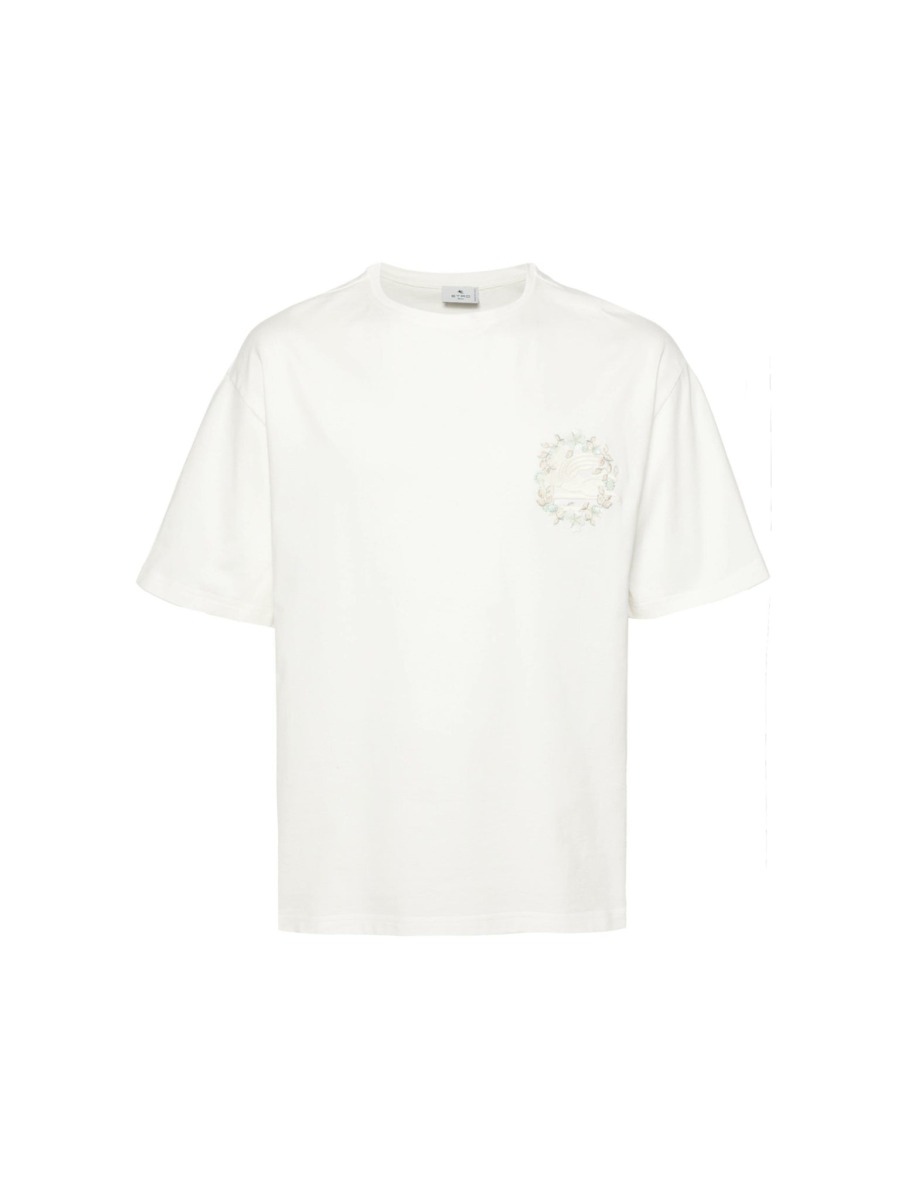 T-Shirt in White - Suitnegozi Man - Etro GOOFASH