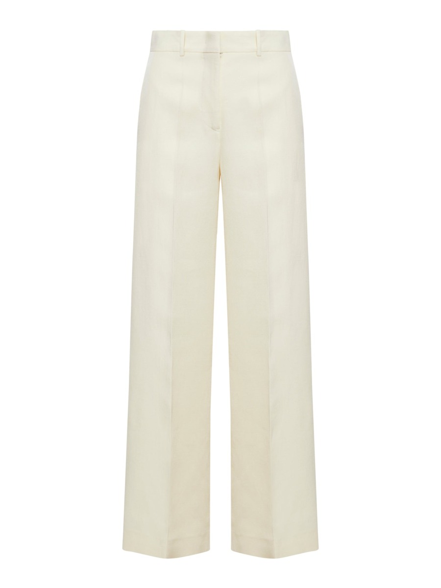 Tailored Trousers Sand for Woman from Suitnegozi GOOFASH